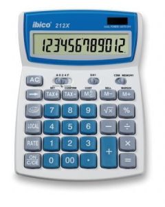 Kalkulačka, stolní, 12místný displej, IBICO "212X"