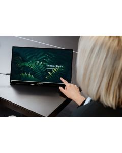 Verbatim přenosný dotykový monitor, PMT-15-4K, 15.6", Ultra HD 4K (3840x2160), 60Hz, černý