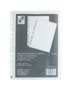 Euroobal U maxi, A4, 220 x 300mm, 100mic, matný, 50ks
