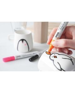 KREUL Glass & Porcelain Pen Glitter medium Turquoise