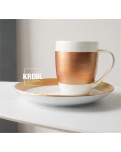 Sada barev na sklo a porcelán "METALLIC", 6 x 20 ml, KREUL