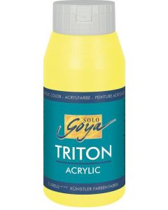 Akrylová barva "TRITON SOLO GOYA", svítící žlutá, 750 ml, KREUL