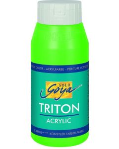 Akrylová barva "TRITON SOLO GOYA", svítící zelená, 750 ml, KREUL