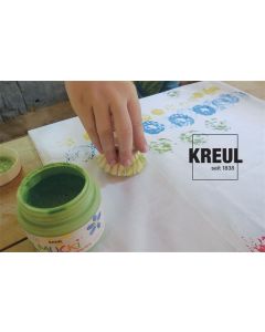 Sada prstových barev na textil "MUCKI" 4 barvy 150 ml, Hobby Line, KREUL
