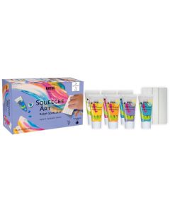 Sada Squeegee Art včetně dětských barev Kids Art Artists, KREUL