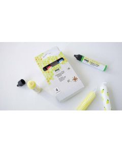 Sada CANDLE PEN voskové pero pro malování svíček 4ks - sada, KREUL