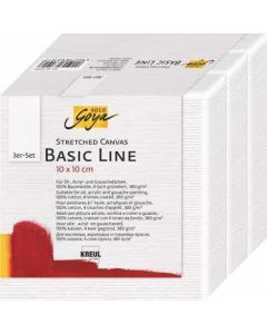 Malířské plátno Basic Line 10 x 10 cm, sada 3ks, KREUL