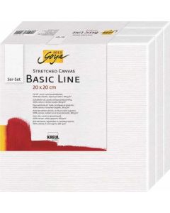 Malířské plátno Basic Line 20 x 20 cm, sada 3ks, KREUL