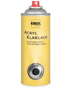 Transparentní akrylový lak ve spreji, lesklý, 400ml, KREUL