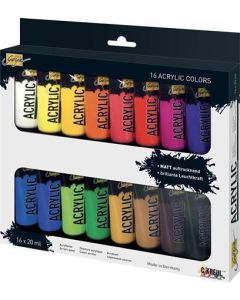 Sada Akrylová barva "SOLO GOYA", 16 barev, 20 ml v tubě, KREUL