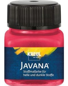Barva na světlý a tmavý textil, třešňová, 20 ml, JAVANA, KREUL