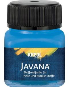 Barva na světlý a tmavý textil, modrá, 20 ml, JAVANA, KREUL