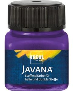 Barva na světlý a tmavý textil, fialová, 20 ml, JAVANA, KREUL