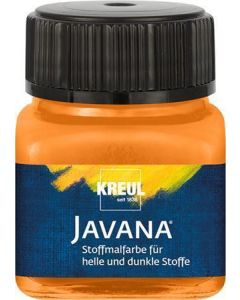 Barva na světlý a tmavý textil, oranžová, 20 ml, JAVANA, KREUL