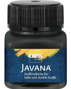 Barva na světlý a tmavý textil, černá, 20 ml, JAVANA, KREUL