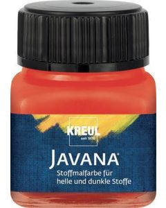Barva na světlý a tmavý textil, červená, 20 ml, JAVANA, KREUL