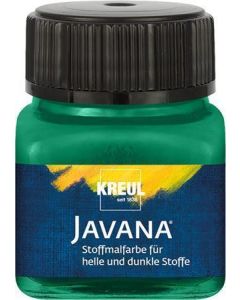 Barva na světlý a tmavý textil, tmavě zelená, 20 ml, JAVANA, KREUL