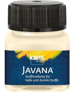 Barva na světlý a tmavý textil, vanilková, 20 ml, JAVANA, KREUL