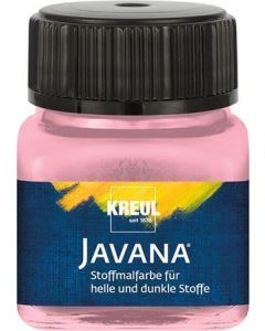 Barva na světlý a tmavý textil, světle růžová, 20 ml, JAVANA, KREUL