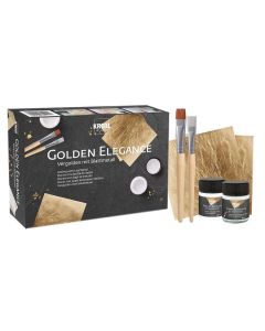Sada GOLDEN ELEGANCE KREUL zlacení s metalickými plátky, KREUL