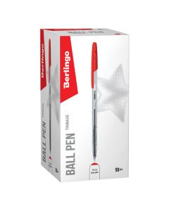 Berlingo, pero kuličkové, červené, 50ks, 1mm, Tribase