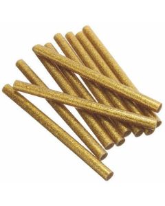 Csillámos ragasztó stick, ragasztópisztolyhoz, 3 db, 11 x 200 mm, arany