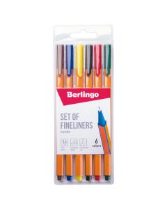 Berlingo, sada linerů Rapido, color, 6ks, 0.4mm