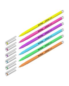 Berlingo, roller gelový, color, set 6 ksks, 0.8mm, Brilliant Neon