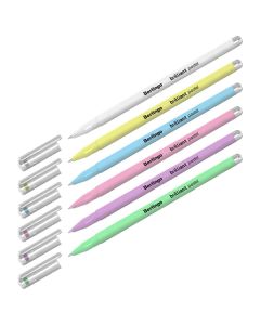 Berlingo, roller gelový, color, 6ks, 0.8mm, Brilliant Pastel