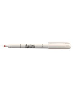 Centropen, liner 2811, červený, 10ks, 0.3mm, plastový hrot, cena za 1ks
