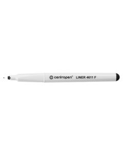 Centropen, liner 4611, černý, 10ks, 0.3mm, jemný plastový hrot, cena za 1ks