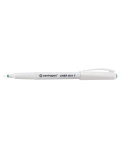 Centropen, liner 4611, zelený, 10ks, 0.3mm, jemný plastový hrot, cena za 1ks