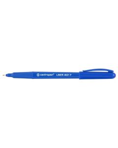 Centropen, liner 4621, modrý, 10ks, 0.3mm, jemný plastový hrot v kovové objímce, cena za 1ks