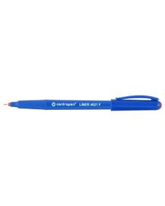 Centropen, liner 4621, červený, 10ks, 0.3mm, jemný plastový hrot v kovové objímce, cena za 1ks