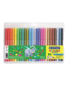 Centropen, sada popisovačů 7790, color, 24ks, 1mm, válcový hrot odolný proti zatlačení