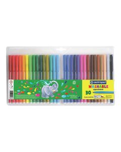 Centropen, sada popisovačů 7790, color, 30ks, 1mm, válcový hrot odolný proti zatlačení