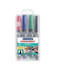 Centropen, sada marker 8516, color, 4ks, 2.5mm, alkoholová báze, cena za 1ks