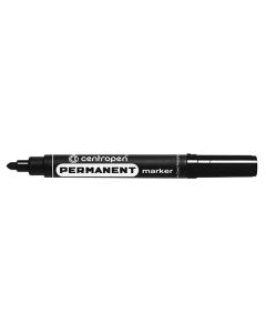 Centropen, marker 8566, černý, 10ks, 2.5mm, alkoholová báze, cena za 1ks