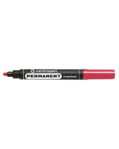 Centropen, marker 8566, červený, 10ks, 2.5mm, alkoholová báze, cena za 1ks