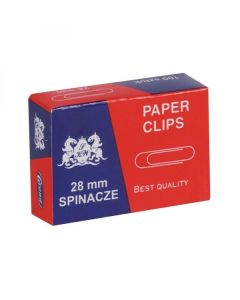 Spony dopisní, 28mm, 5x100ks, cena za 1ks