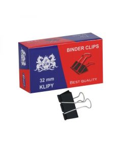 Klip kovový, 32mm, 12ks