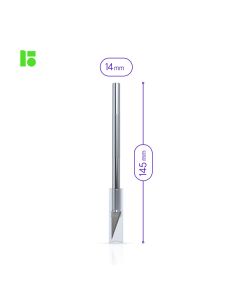 Papírnický skalpel hliníkový, 8mm, 1ks, Berlingo, 5 náhradních čepelí