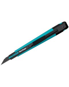 Odlamovací nůž SilkTouch ergonomický, modrý, 9mm, 1ks, Berlingo