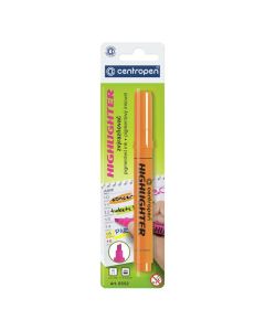 Centropen, zvýrazňovač 8552, oranžový, 20ks, 1-4,6mm, na všechny druhy papíru, cena za 1ks