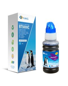 G&G kompatibilní ink s BT-5000C, NPR-BT5000C, cyan, 5000str.