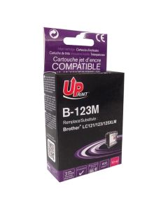 UPrint kompatibilní ink s LC-123M, B-123M, magenta, 600str., 10ml
