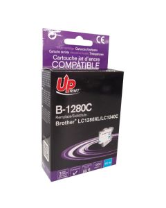 UPrint kompatibilní ink s LC-1280XLC, B-1280C, cyan, 1200str., 12ml, high capacity