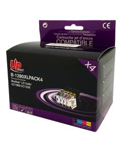 UPrint kompatibilní ink s LC-1280XL, B-1280 PACK 4, 1xblack/1xcyan/1xmagenta/1xyellow, high capacity