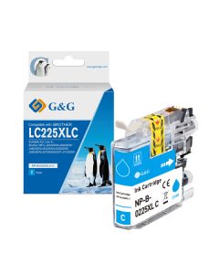 G&G kompatibilní ink s LC-225XLC, NP-B-0225XLC, cyan, 1200str.
