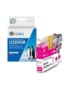 G&G kompatibilní ink s LC-225XLM, NP-B-0225XLM, magenta, 1200str.